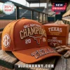 Orange SEC Softball Champions 2026 cap with Longhorns logo and TEXAS text! Collegiate sports championship style!