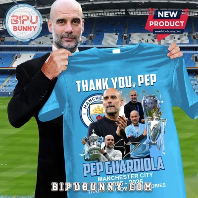 Thank You Pep Guardiola Manchester City 2016 – 2026 T-Shirt