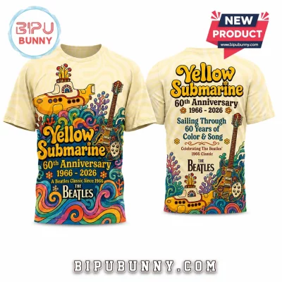 The Beatles Yellow Submarine 60th Anniversary 1966-2026 T-Shirt
