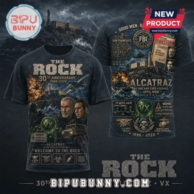 The Rock Movie 30th Anniversary Alcatraz VX Gas T-Shirt