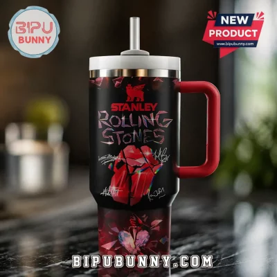 The Rolling Stones 63rd Anniversary Stanley Tumbler 40oz