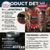 Silver Rolling Stones YETI travel mug with red tongue logo, guitar design, 'IT'S ONLY ROCK 'N ROLL' text, next to a tie-dye box!