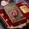 Gold black Zippo lighter, embossed The Rolling Stones, red tongue logo, Rock and Roll Legends 1962-2026 collector's edition!