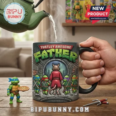 TMNT Ninja Turtles Personalized Father’s Day Coffee Mug