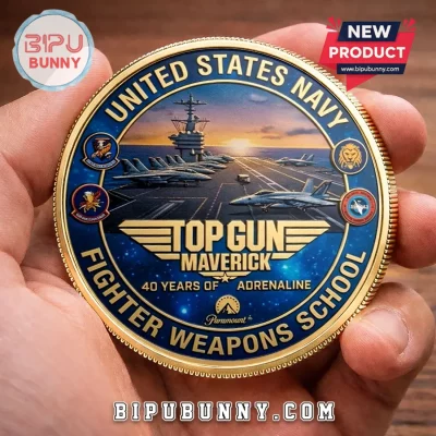 Top Gun Maverick 1986-2026 40th Anniversary Collectible Coin