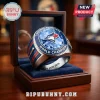 Toronto Blue Jays 2026 World Champions silver ring with blue gemstone and team logo in a wooden display box!