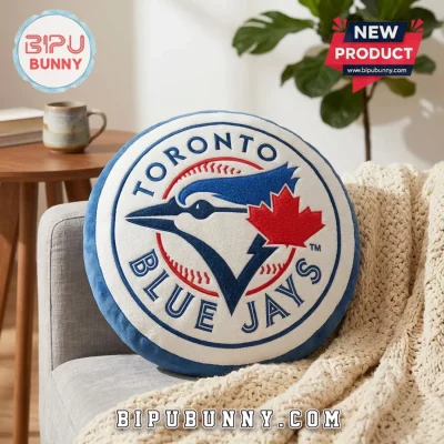 Toronto Blue Jays Logo Round Decorative Plush Pillow Toronto Blue Jays Logo Round Decorative Plush Pillow