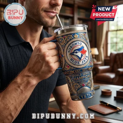 Toronto Blue Jays World Series Champions YETI Stanley Tumbler 40oz