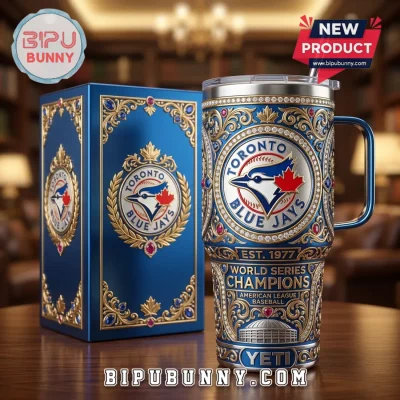 Toronto Blue Jays World Series Champions YETI Stanley Tumbler 40oz