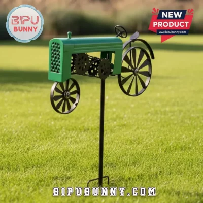 Tractor Wind Spinner Garden Decor Farm Windmill, Gift for farmer