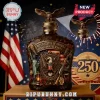 Decorative USA 250th anniversary bottle featuring an eagle stopper, Statue of Liberty, and American flag details!
