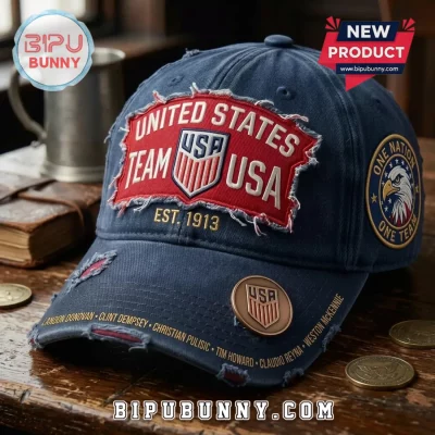 United States Men’s National Soccer Distressed Baseball Cap