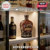 US 250th anniversary whiskey bottle with George Washington portrait 1776-2026 text and American flag vintage design!