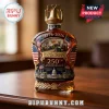 Commemorative whiskey bottle with We The People 250th Anniversary text, US Capitol graphic, and American flags.!