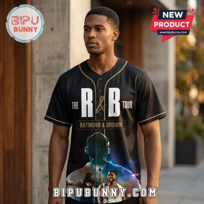 Usher Chris Brown R&B Tour 2026 Limited Edition Premium Baseball Jersey