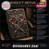 Embossed dark metallic Zippo style lighter with 'VAN HALEN VHF' logo, a guitarist, red and white stripes, and '1978 - 2026 LIMITED EDITION' text!