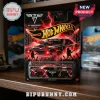 Hot Wheels Van Halen 54th anniversary die-cast car in black and red packaging with lightning and concert graphics!
