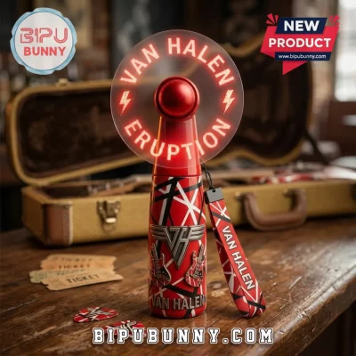 Van Halen Eruption LED Portable Hand Fan