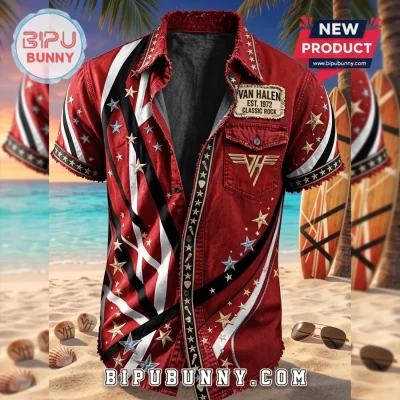 Van Halen EST 1972 Classic Rock Hawaiian Shirt