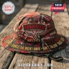 Distressed Van Halen bucket hat, red black plaid, band logo, EST. 1972, ERUPTION, JUMP, DANCE THE NIGHT AWAY, AIN'T TALKIN' 'BOUT LOVE!