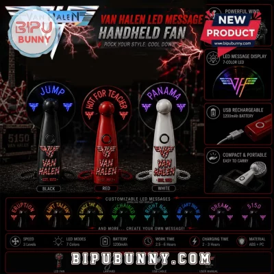 Van Halen LED Message Hand Fan