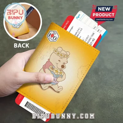 Winnie-the-Pooh 100th Anniversary Disney Leather Passport Cover