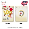 Disney Winnie the Pooh 100 Years passport cover featuring Pooh, Tigger, and Piglet on cream background with confetti!
