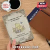 Vintage style Winnie the Pooh passport cover featuring 100 years of friendship text and 1926-2026 date.!