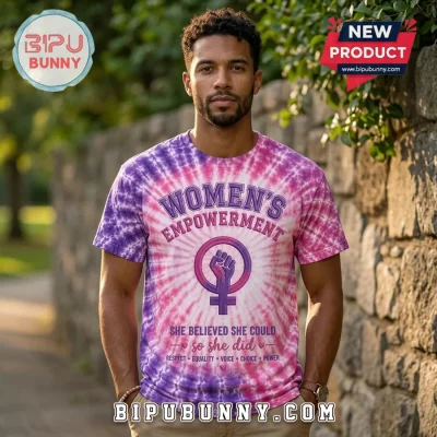 Women’s Empowerment She Believed She Could Purple Shirt