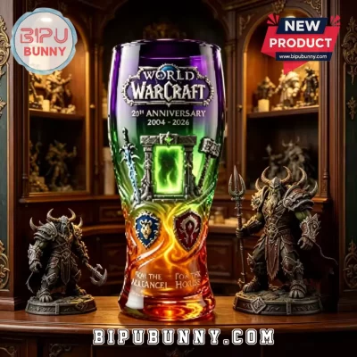 World of Warcraft 20th Anniversary Alliance & Horde Beer Mug