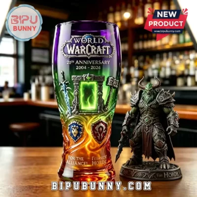 World of Warcraft 20th Anniversary Alliance & Horde Beer Mug
