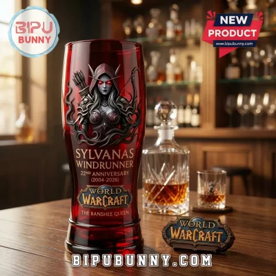 World of Warcraft Sylvanas Windrunner 22nd Anniversary Beer Mug World of Warcraft Sylvanas Windrunner 22nd Anniversary Beer Mug