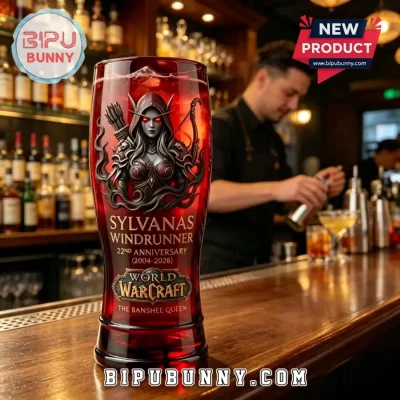 World of Warcraft Sylvanas Windrunner 22nd Anniversary Beer Mug