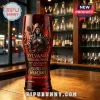 Red glass beer pint featuring Sylvanas Windrunner from World of Warcraft with 22nd anniversary text graphics!
