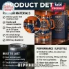 Orange blue tie-dye YETI tumbler with handle, Auburn Tigers 'A' logo, '35th Anniversary 1891-2026 Auburn Tigers Football' text!