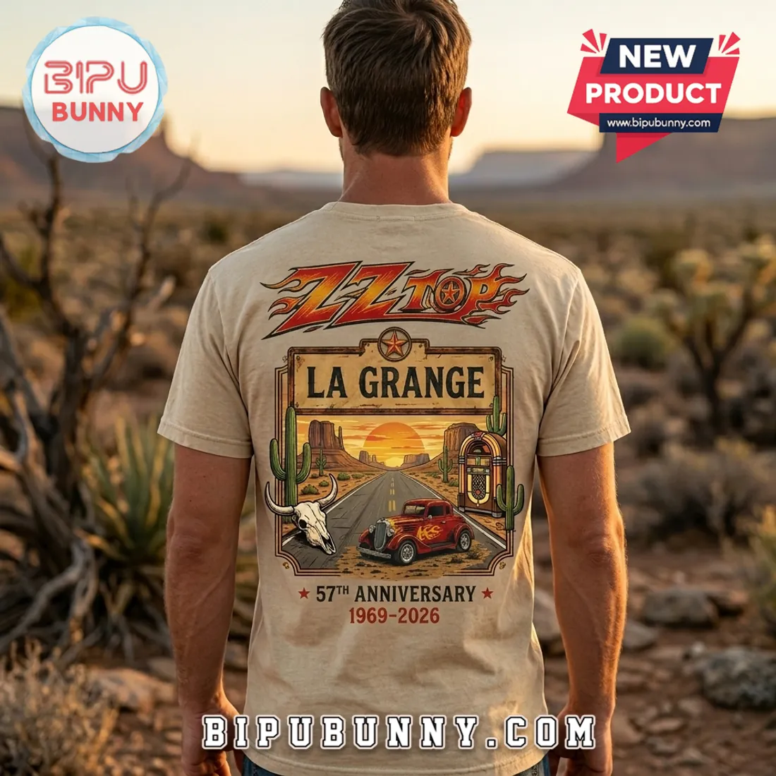 ZZ Top 57th Anniversary Texas Desert Rock 1969-2026 Shirt ZZ Top 57th Anniversary Texas Desert Rock 1969-2026 Shirt