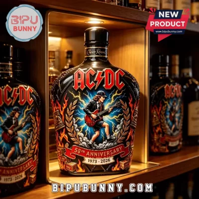 AC/DC 50th Anniversary 1973-2026 Collectible Whiskey Decanter