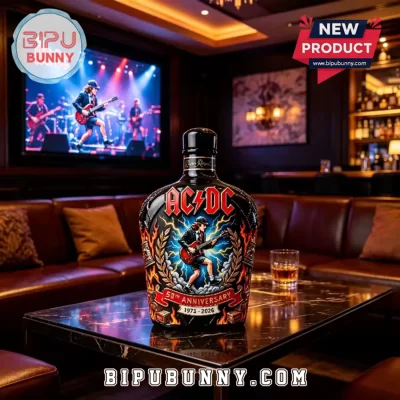 AC/DC 50th Anniversary 1973-2026 Collectible Whiskey Decanter