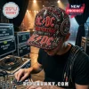 AC/DC rhinestone-encrusted baseball cap with embroidered logo, lightning bolt patches, and black background concert setting.!