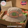 Tan cotton bucket hat with embroidered Alpha Kappa Alpha sorority patches, 1908 text, and green and pink crest details.!
