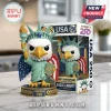 Funko Pop USA 250 Eagle-Liberty vinyl figure wearing Statue of Liberty costume with torch and 1776-2026 freedom tablet.!