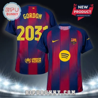 Anthony Gordon FC Barcelona 2031 Home Football Jersey