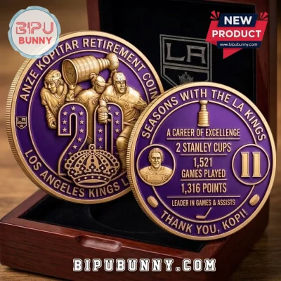 Anze Kopitar Los Angeles Kings 20 Seasons Collector Coin