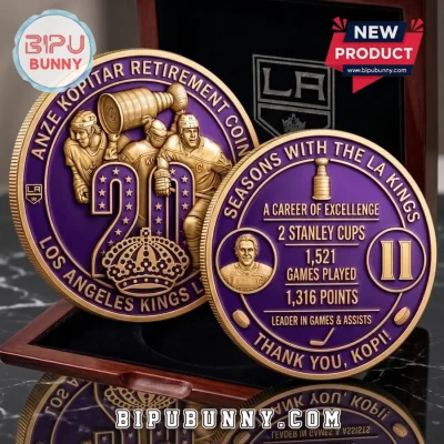 Anze Kopitar Los Angeles Kings 20 Seasons Collector Coin