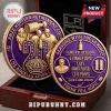 Anze Kopitar LA Kings 20-season purple and gold commemorative coin set in a wooden display box.!