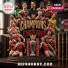 Arsenal FC 2025-2026 Premier League champions trophy display with team players, manager, and engraved metallic base.!