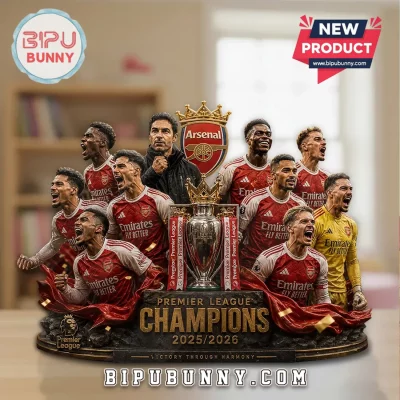 Arsenal FC Champions 2025/2026 Acrylic Plaque