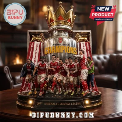 Arsenal FC Premier League Champions 2025/2026 Collectible Acrylic Plaque