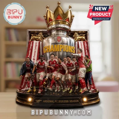 Arsenal FC Premier League Champions 2025/2026 Collectible Acrylic Plaque