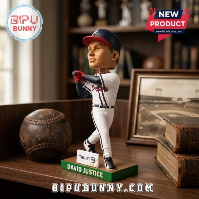 Atlanta Braves David Justice Truist Sponsor Base Bobblehead